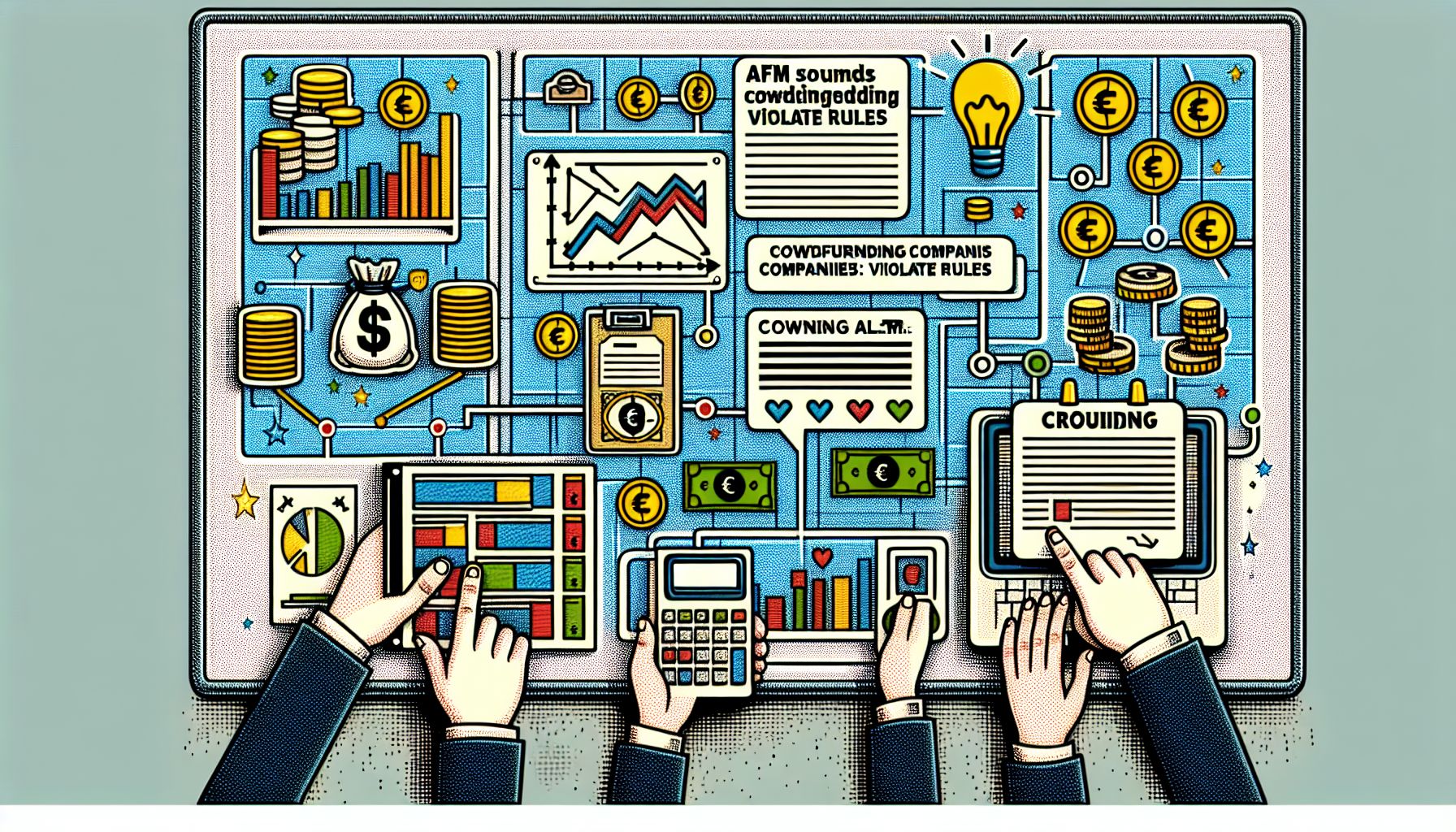 AFM Slaat Alarm: Crowdfundingbedrijven overtreden de Regels